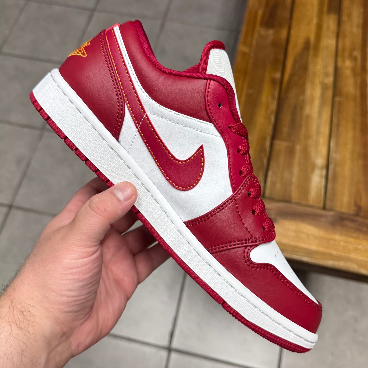 Jordan 1 Low Cardinal Red