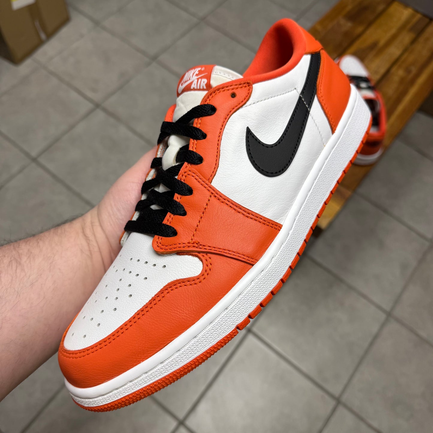 Jordan 1 Low OG Starfish (Worn)