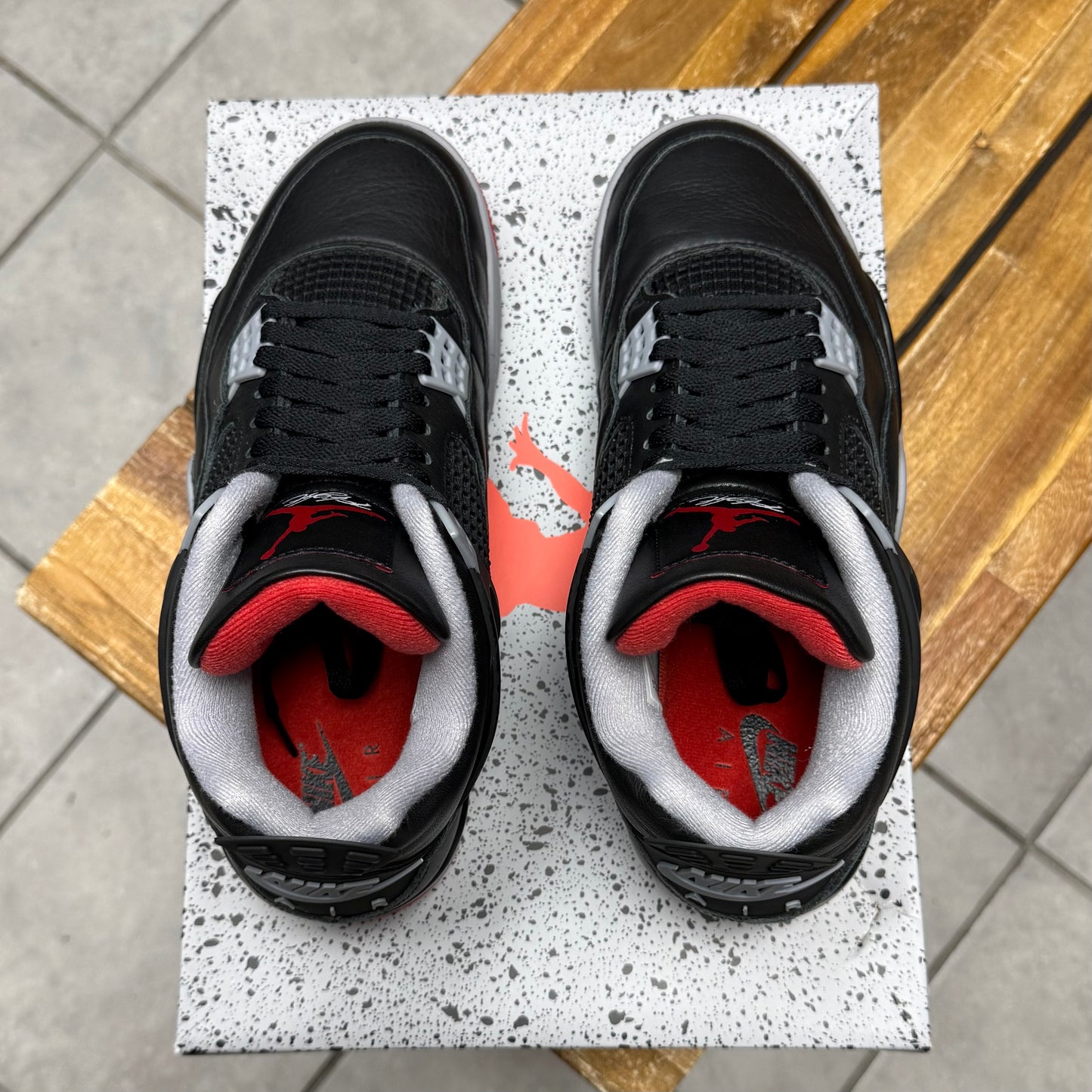 Jordan 4 Bred Reimagined (Worn)