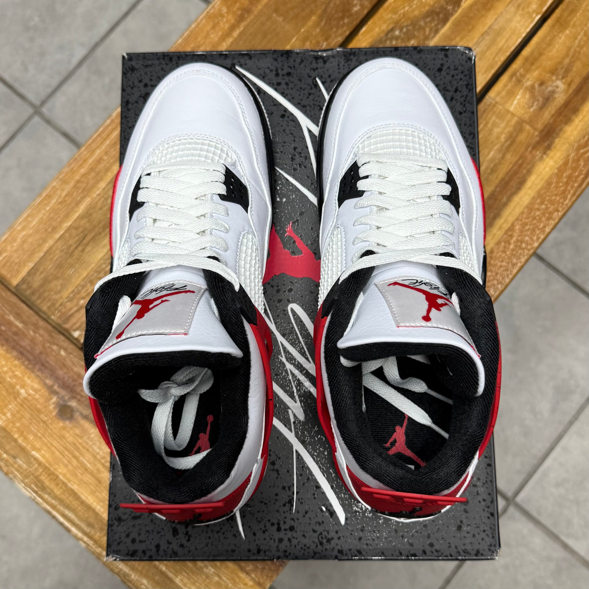 Jordan 4 Red Cement