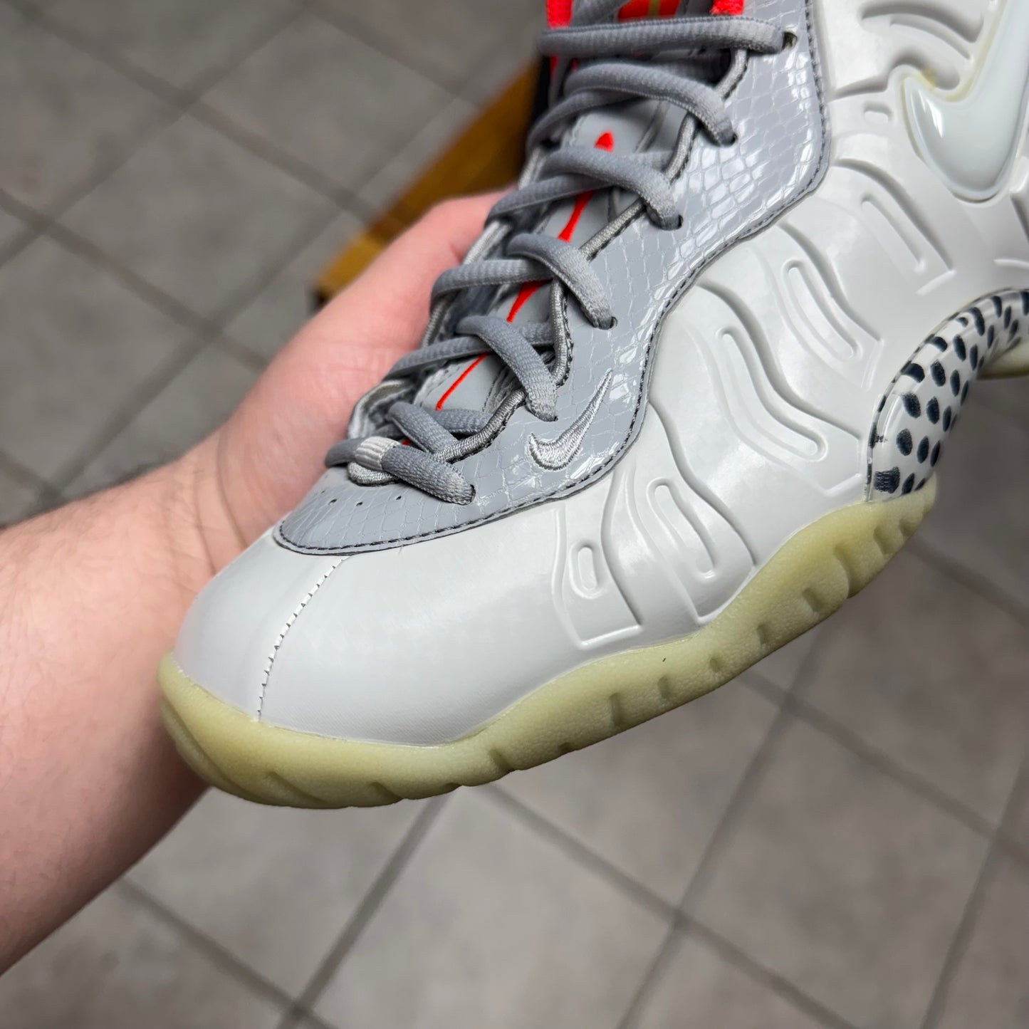 Nike Little Posite Pro Pure Platinum (GS/Worn)