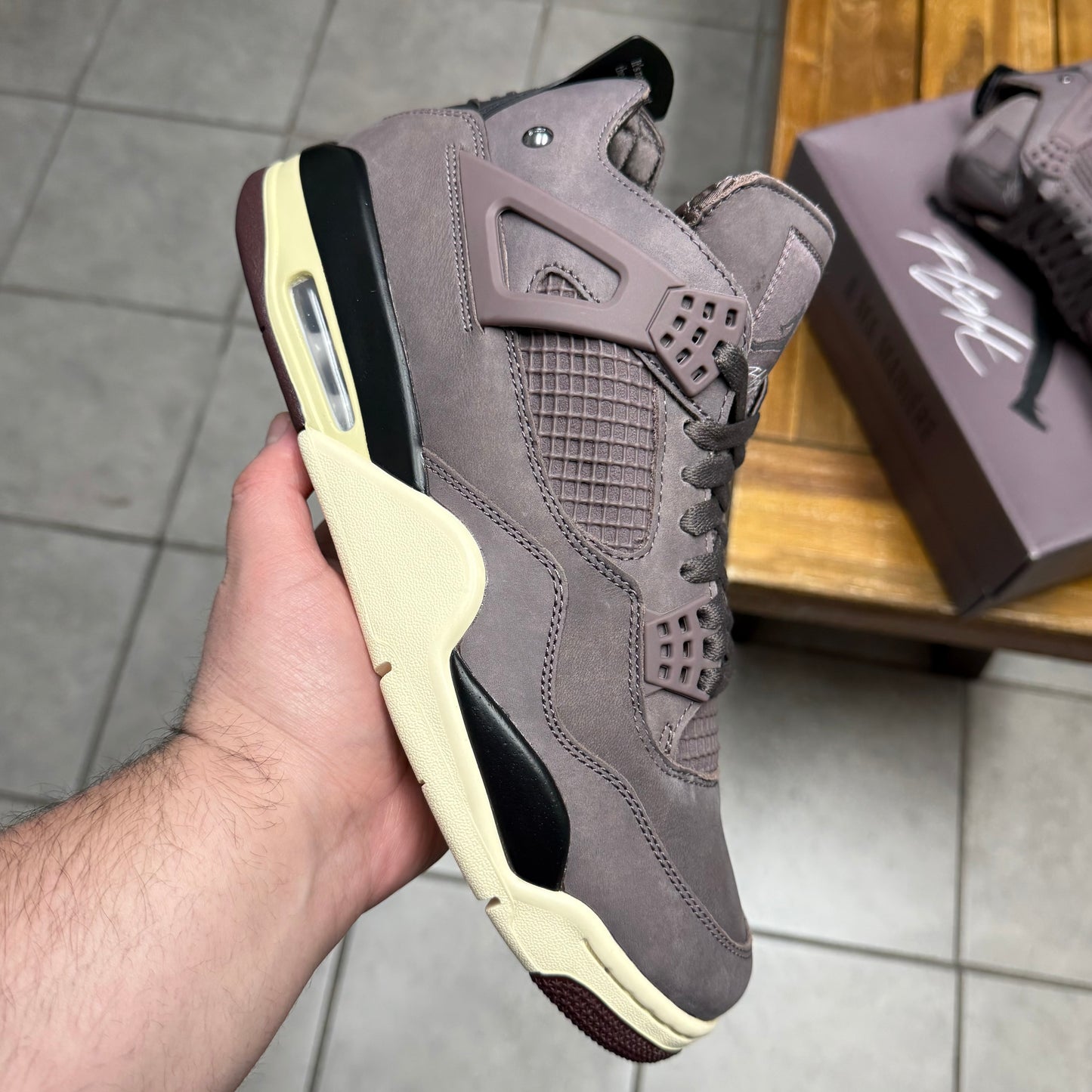 Jordan 4 x A Ma Maniére ‘Violet Ore’ (Worn)