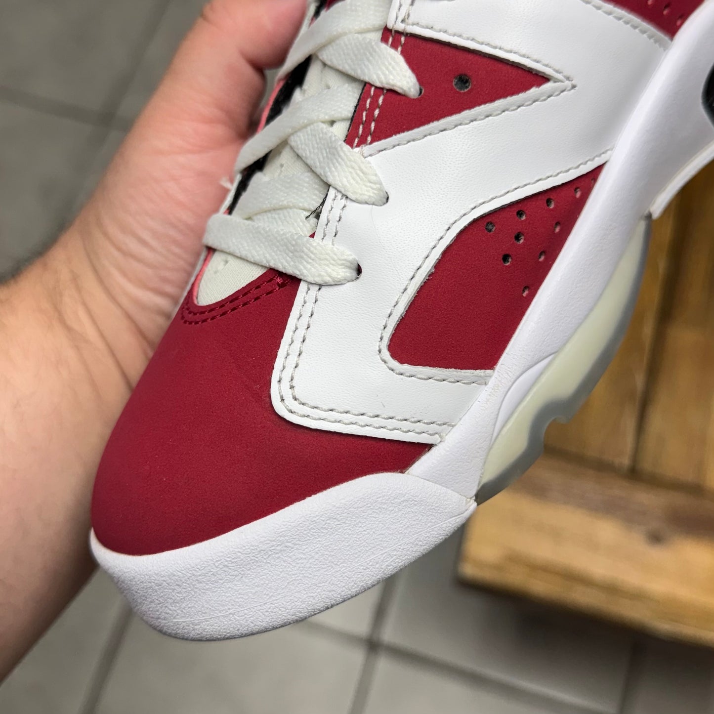 Jordan 6 Carmine (Worn)