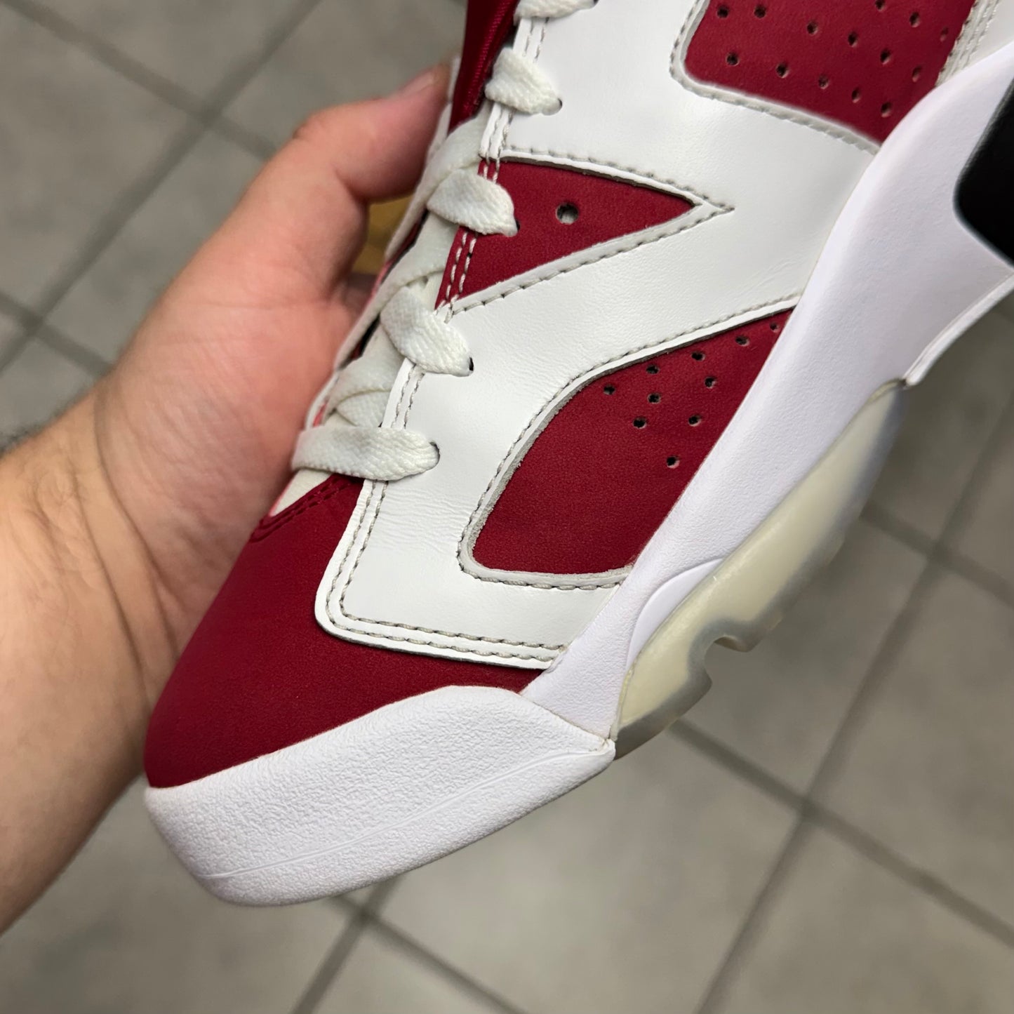 Jordan 6 Carmine (Worn)