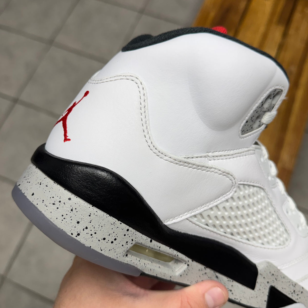 Jordan 5 White Cement (Worn)
