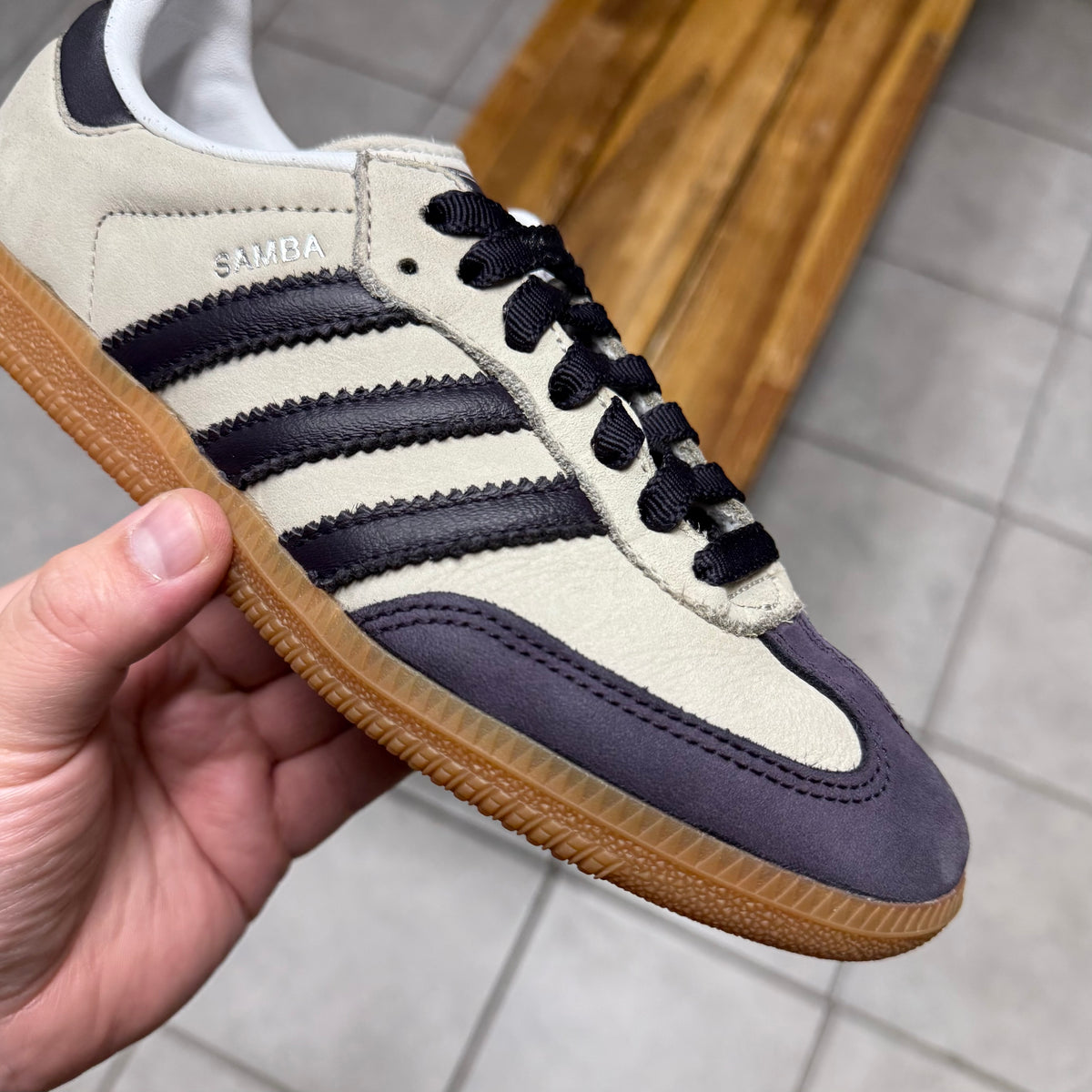 Adidas Samba OG ‘Putty Grey’ (Worn)