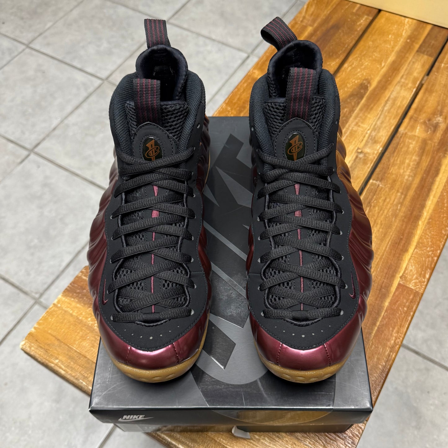 Air Foamposite One Maroon (Worn)