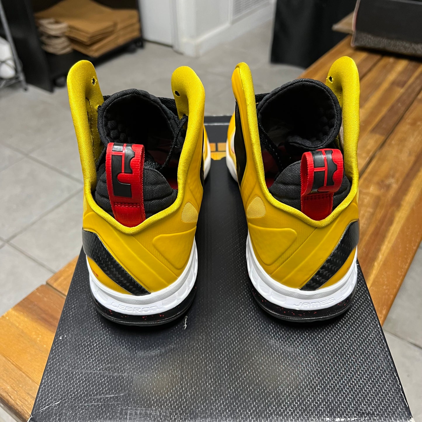 LeBron 9 P.S. Elite Taxi (Worn)