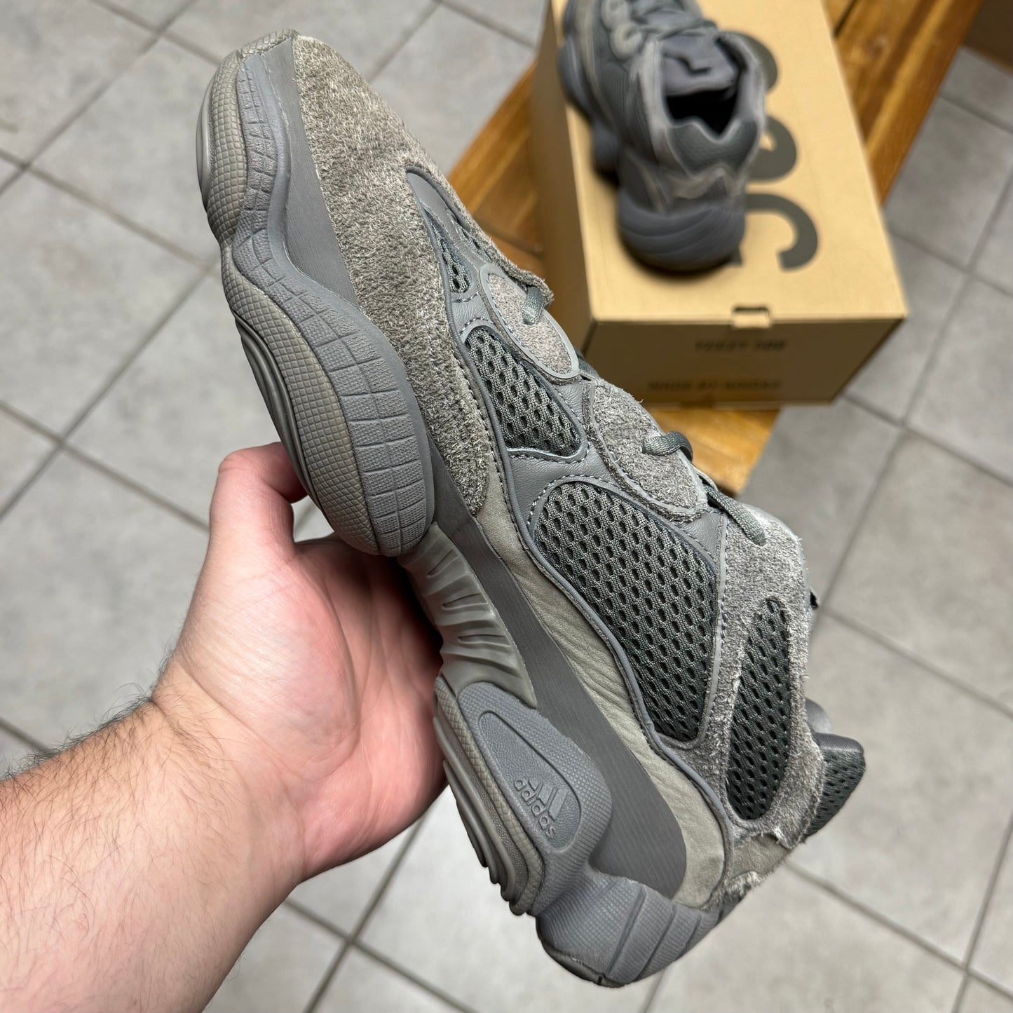 Yeezy 500 Granite (Worn)