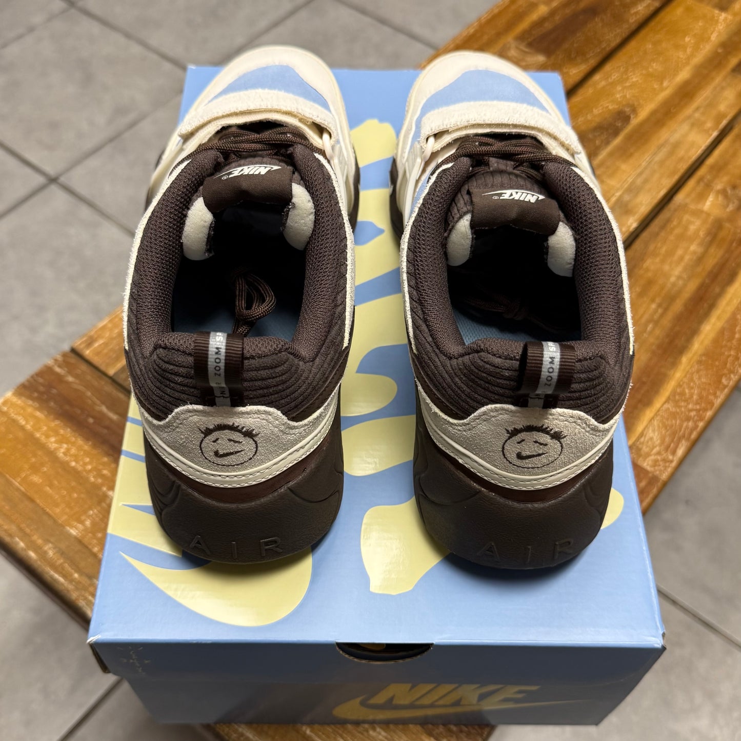 Zoom Field Jaxx x Travis Scott ‘Leche Blue’ (Worn)