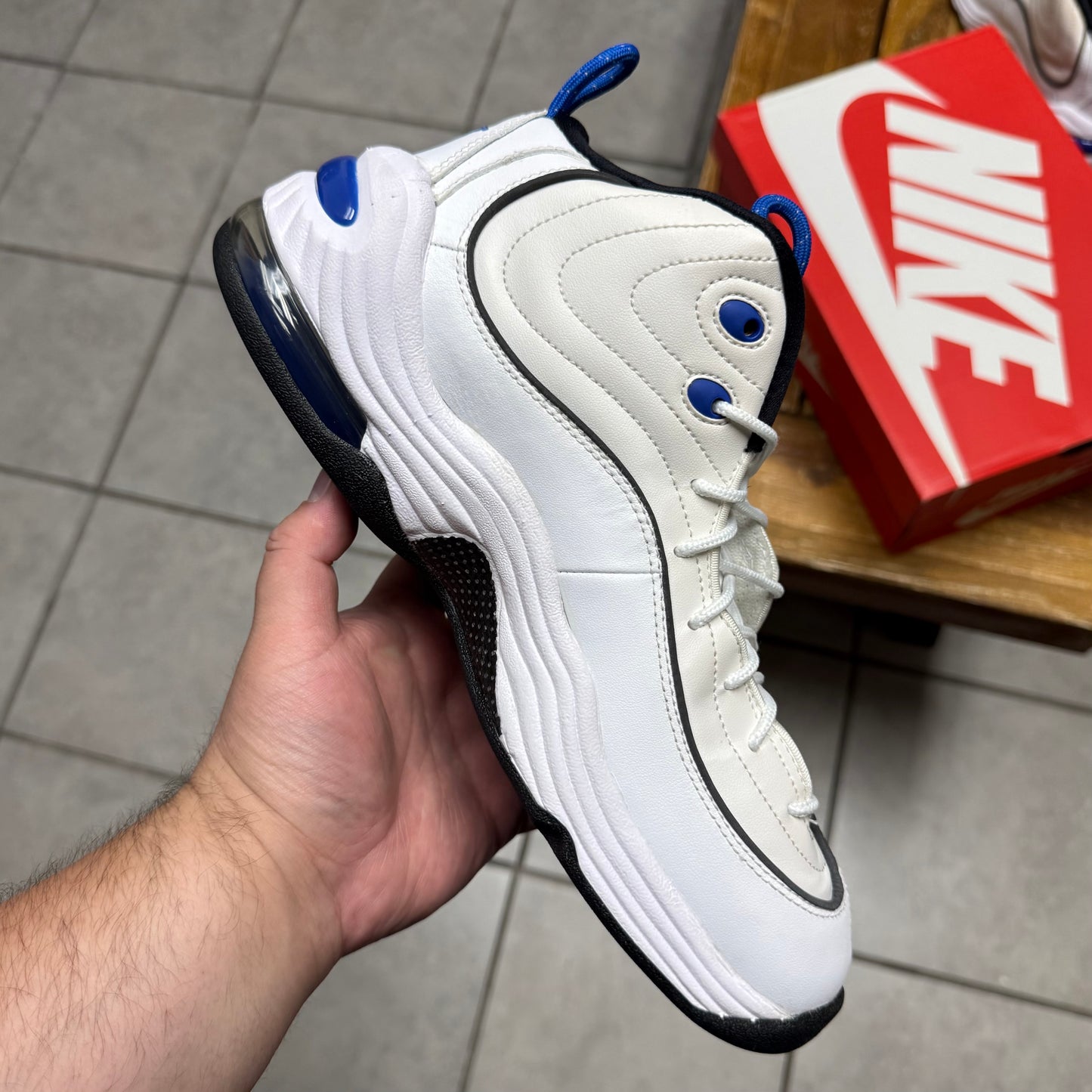 Air Penny 2 White Royal 2016 (Worn)