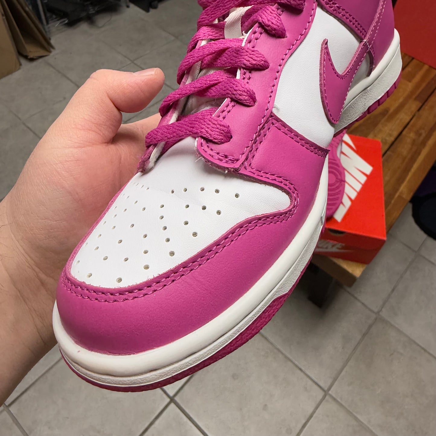 Dunk Low Active Fuchsia (GS/Worn)