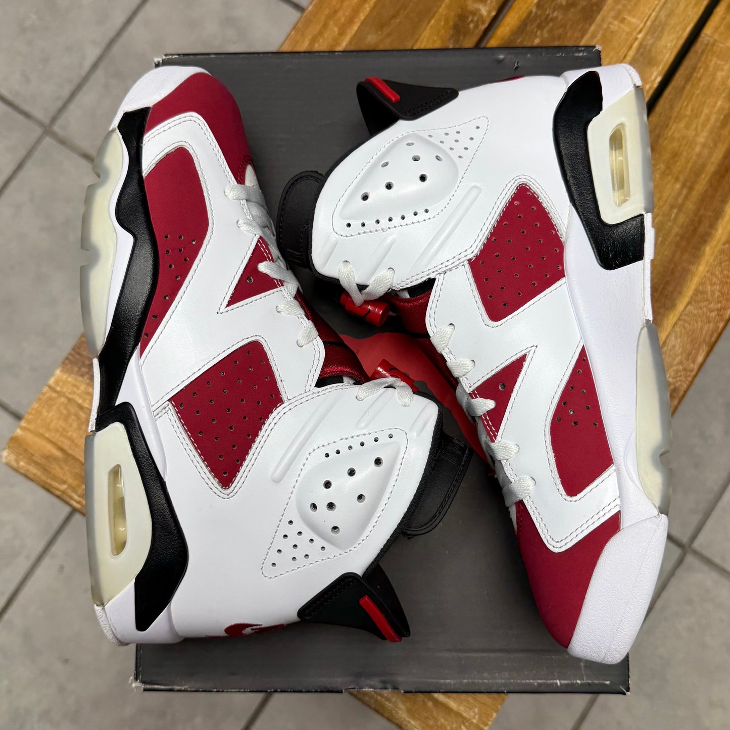 Jordan 6 Carmine (Worn)