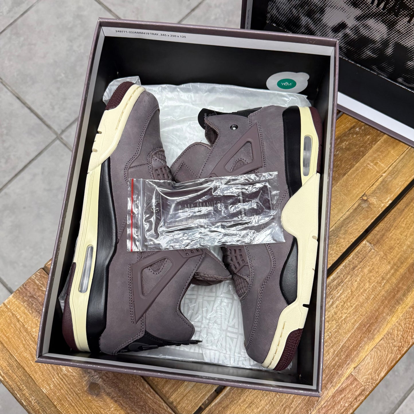 Jordan 4 x A Ma Maniére Violet Ore (Worn)