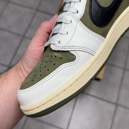 Jordan 1 Low OG x Travis Scott Medium Olive (Worn)