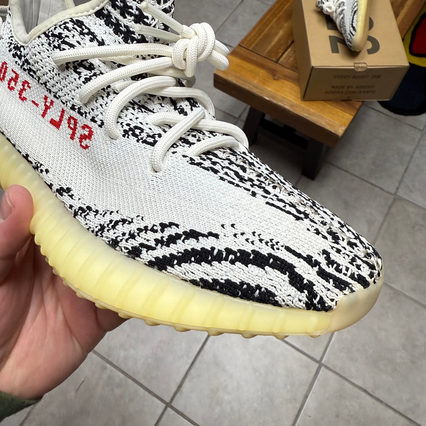 Yeezy 350 V2 Zebra (Worn)