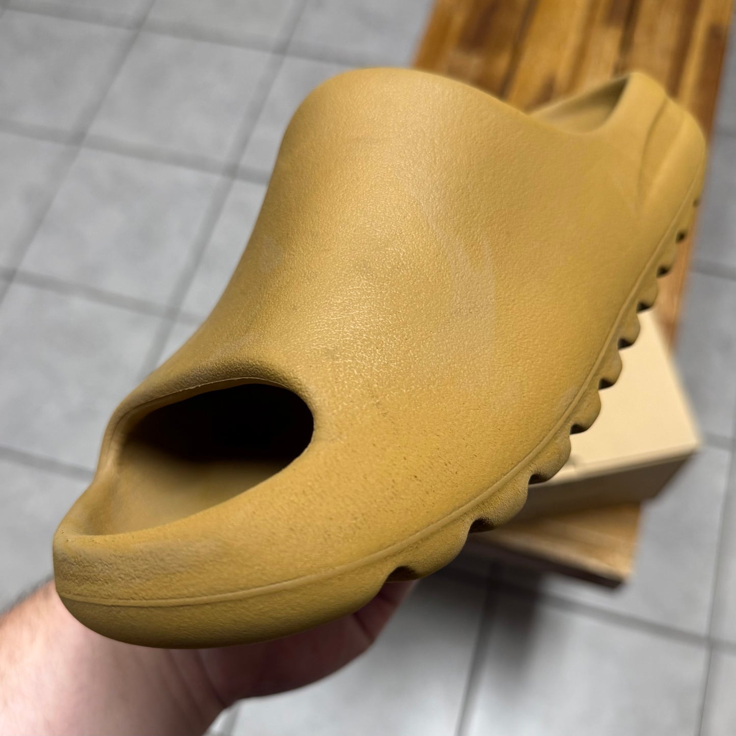 Yeezy Slide Ochre (Worn)