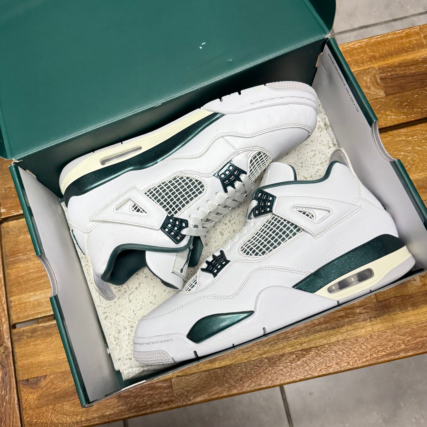 Jordan 4 Oxidized Green (Worn)