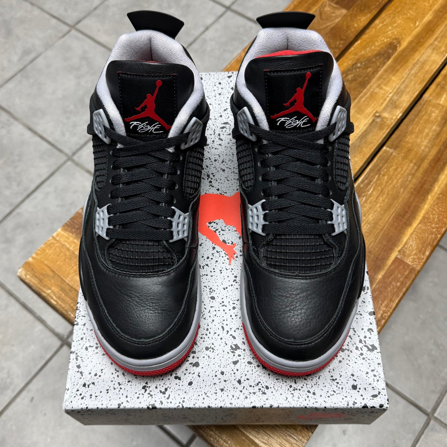 Jordan 4 Bred Reimagined (Worn)