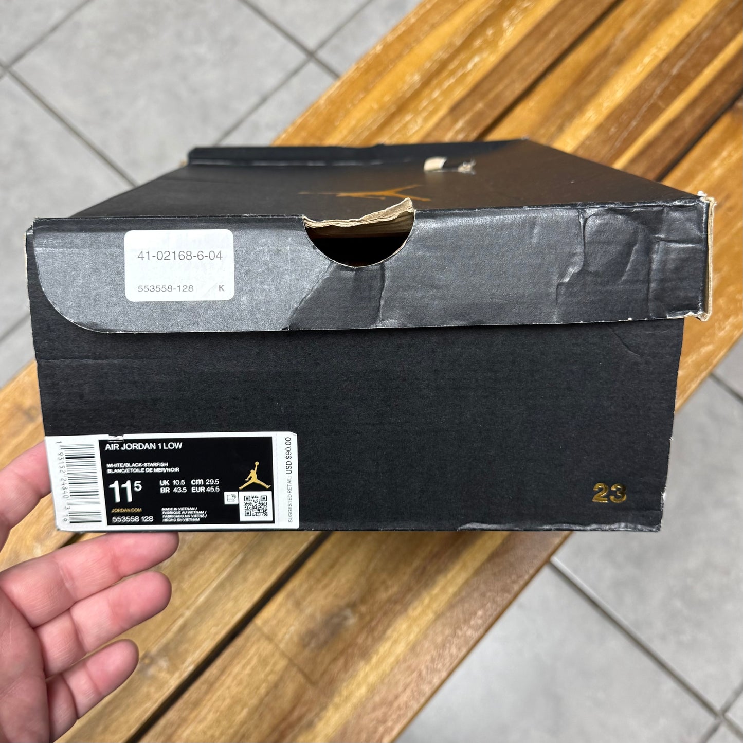 Jordan 1 Low Shattered Backboard (Worn)