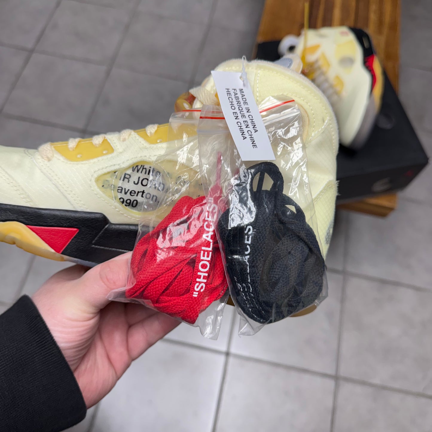 Jordan 5 x Off-White ‘Sail’
