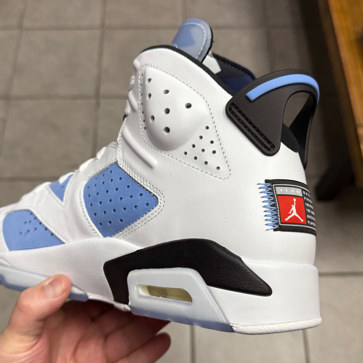 Jordan 6 UNC (Worn)