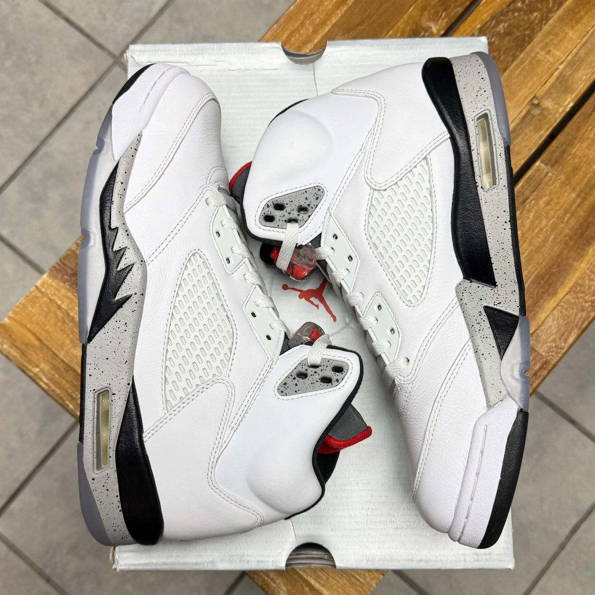 Jordan 5 White Cement (Worn)