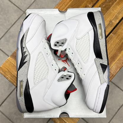 Jordan 5 White Cement (Worn)