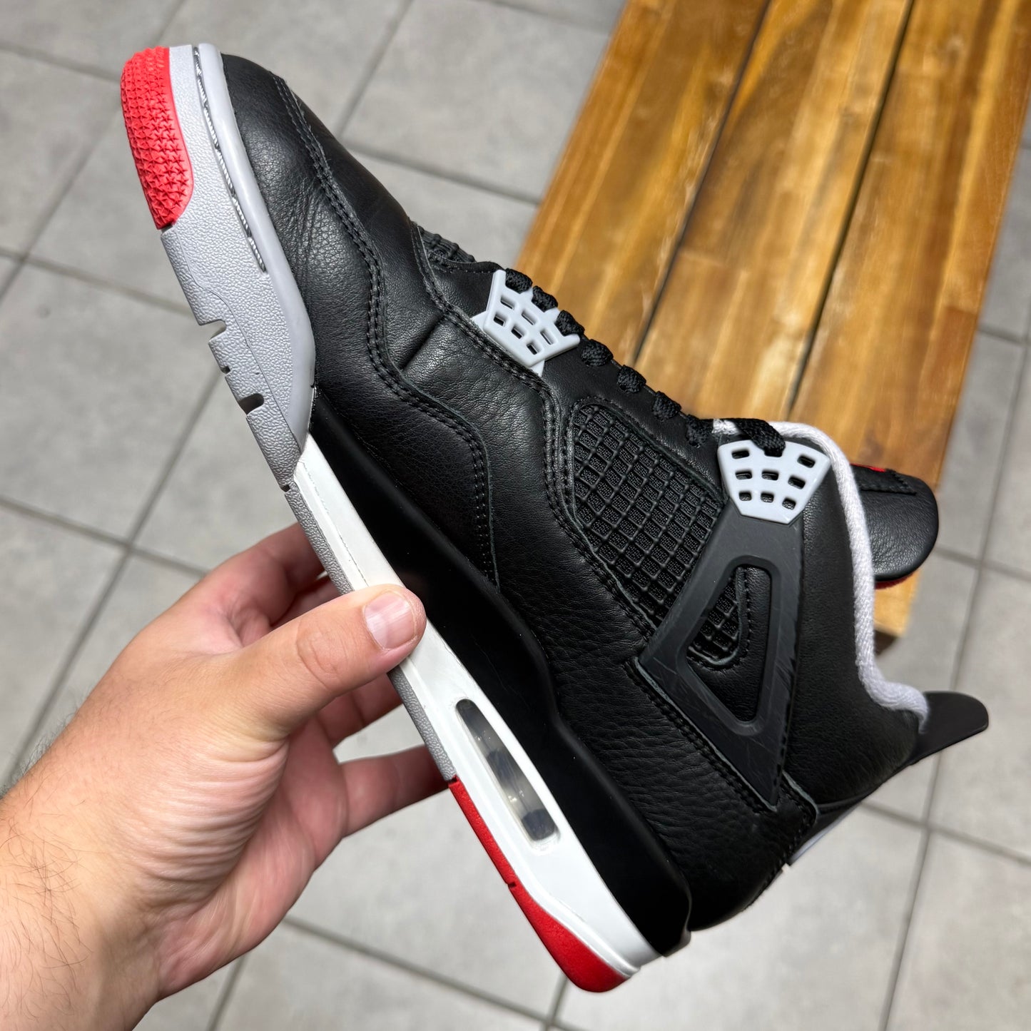 Jordan 4 Bred Reimagined (Worn)
