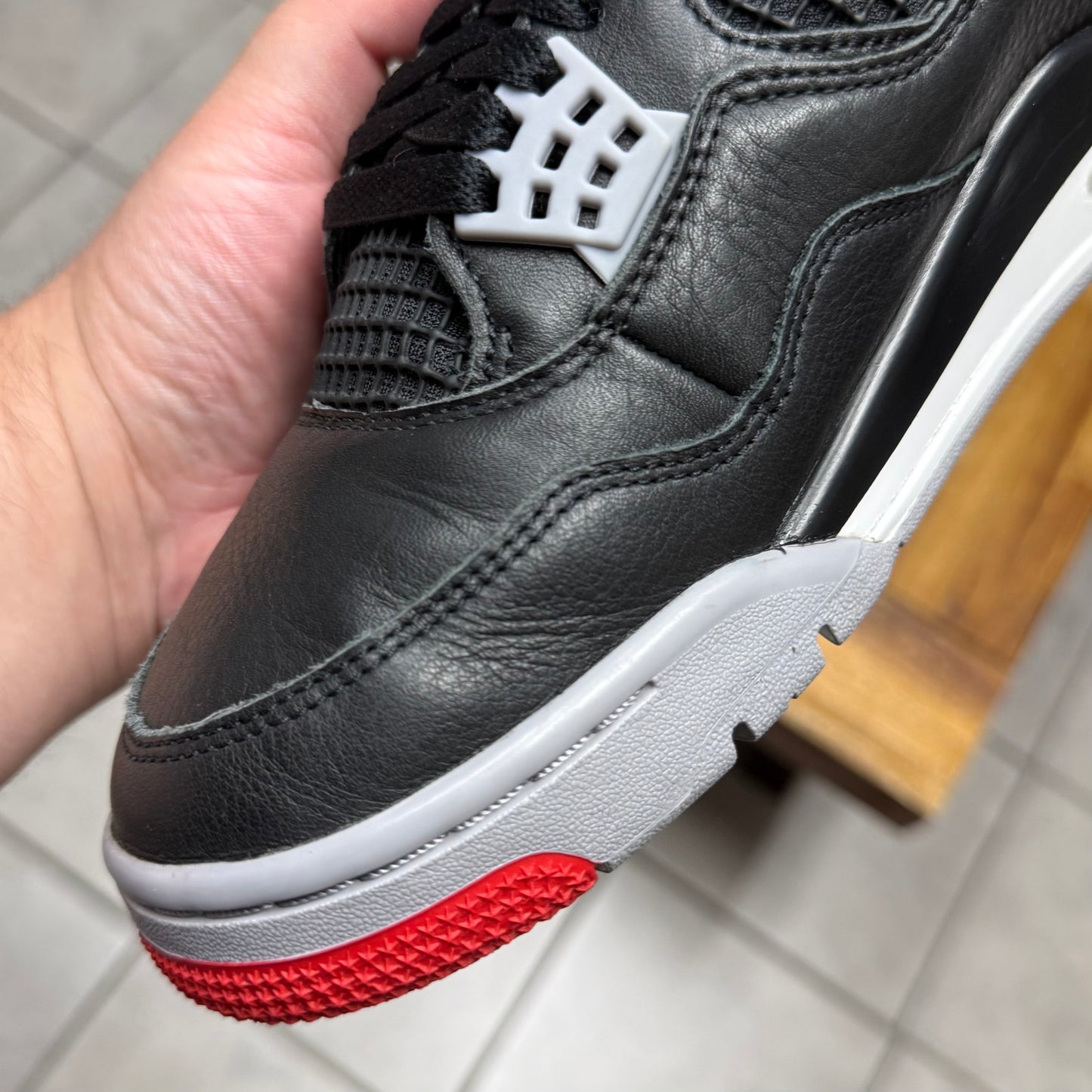 Jordan 4 Bred Reimagined (Worn)