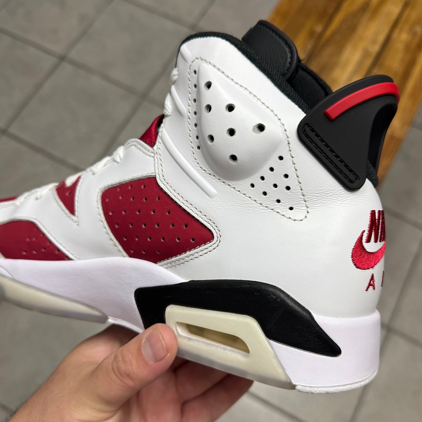 Jordan 6 Carmine (Worn)