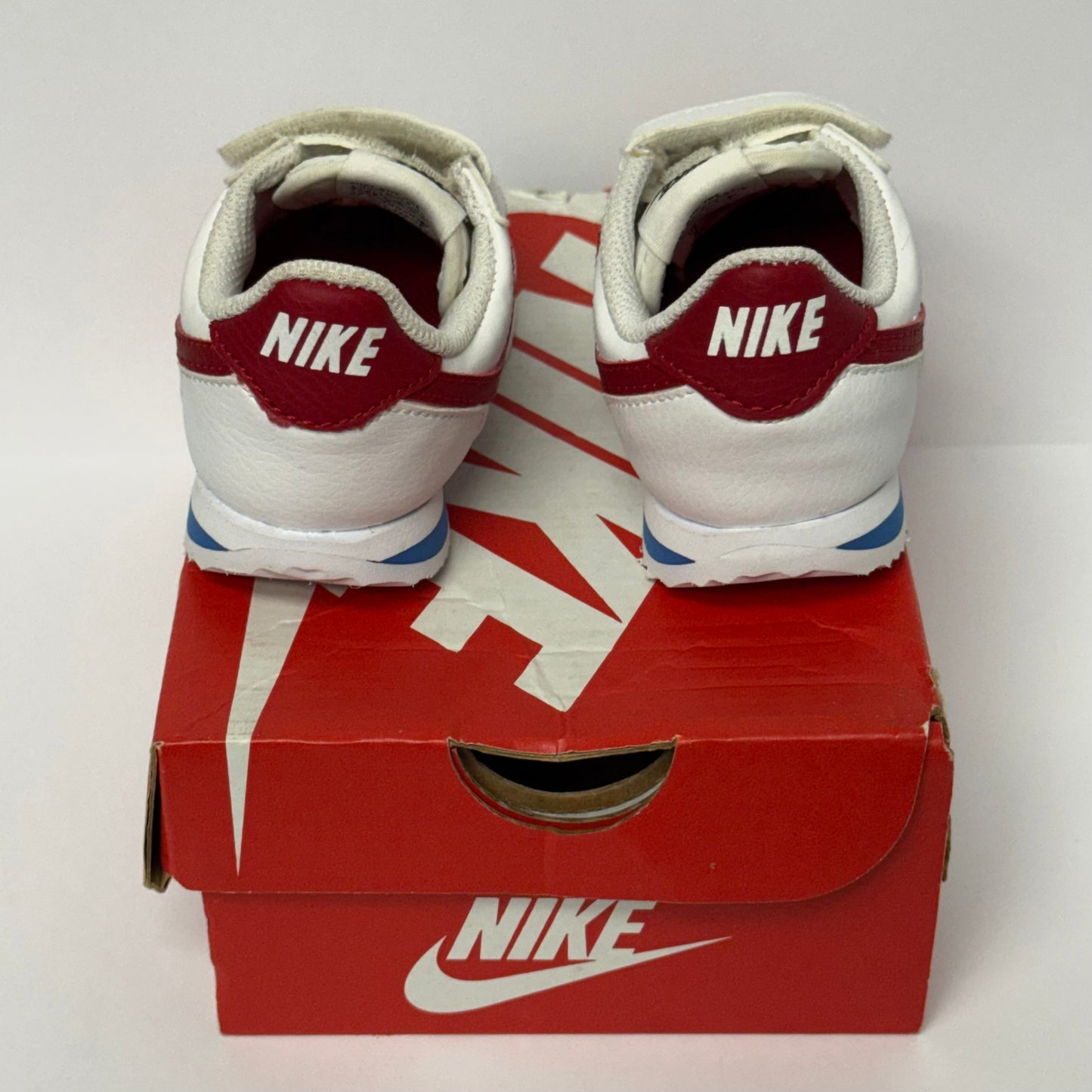 Nike Cortez White Varsity Red TD (Worn)