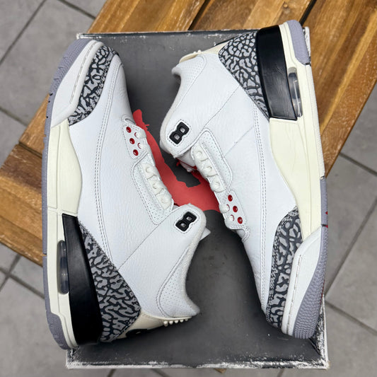 Jordan 3 White Cement Reimagined (Worn)